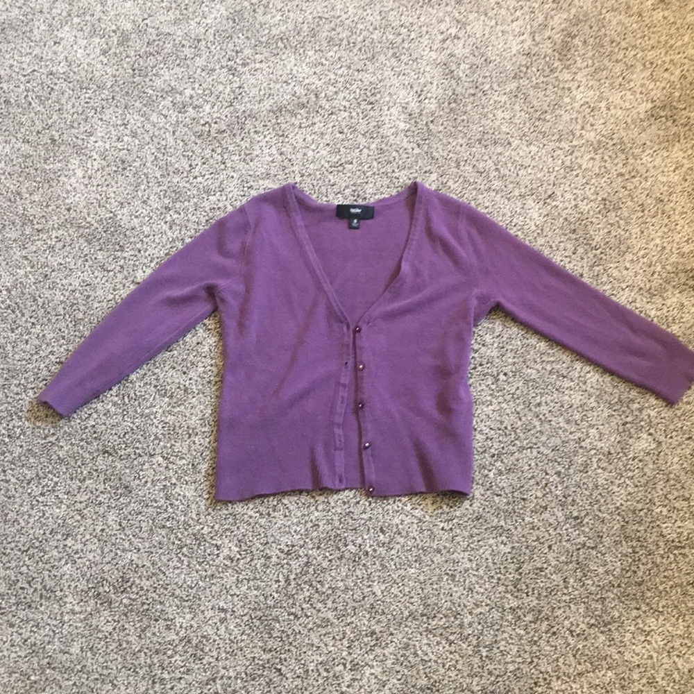 Dress sweater button up